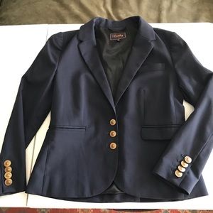 Madewell navy blue blazer, 4